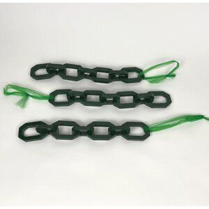 Nate Berkus for Target Chain Link Sculptures Set of 3 Forest Green